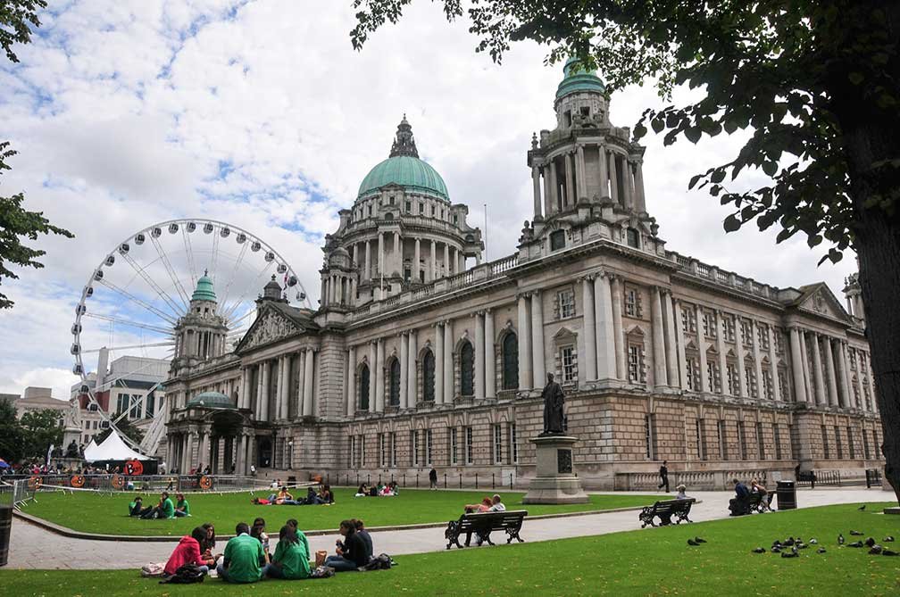 Belfast City Hall and Big Wheel